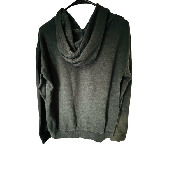 AMERICAN EAGLE OUTFITTERS Hoodie Graphic Pullover Pocket Gray Women’s Large - Picture 3 of 6